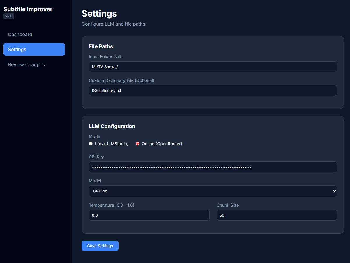 Subtitle Improver application